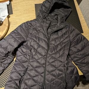ZeroXposur Women's Quilted Puffer Jacket - Dark Gray